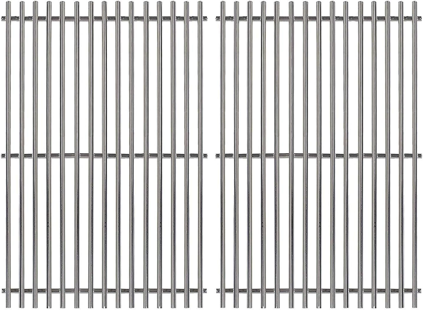 Hongso 7528 19.5 Inches #304 Stainless Steel Cooking Grill Grates Replacement for Weber Genesis E and S Series 300 E310 E320 S310 S320 Gas Grills, 2-Pack SCG528