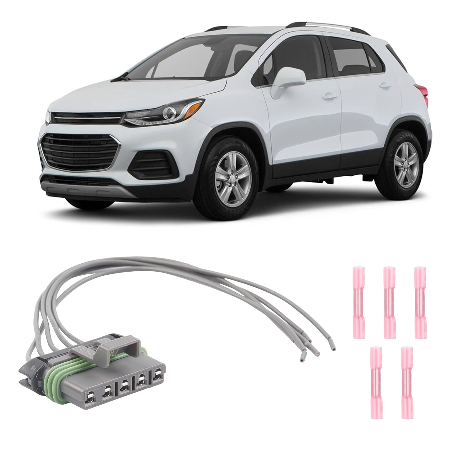 Dasbecan HVAC Blower Motor Resistor Wire Harness Compatible with 2015 2016 2017 2018 2019 Chevrolet Trax Replaces# 99595KW image number 4