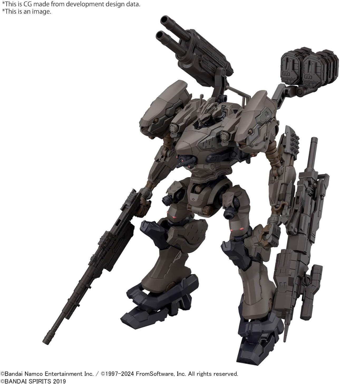 BANDAI Hobby 30MM Armoured CORE VI Fires of Rubicon - Rad CC-2000 ORBITER Nightfall image number 3