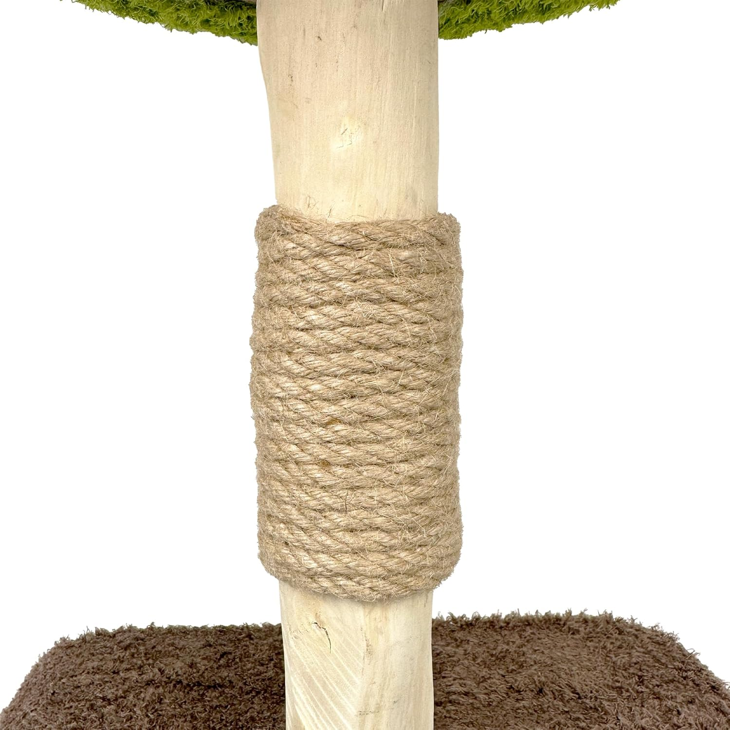 Cattitude Cat Scratch Post Treemendous - Cat Tower, Indoor Cats, Cat House, Cat Scratcher, Green&Brown, 56Cm Height image number 3