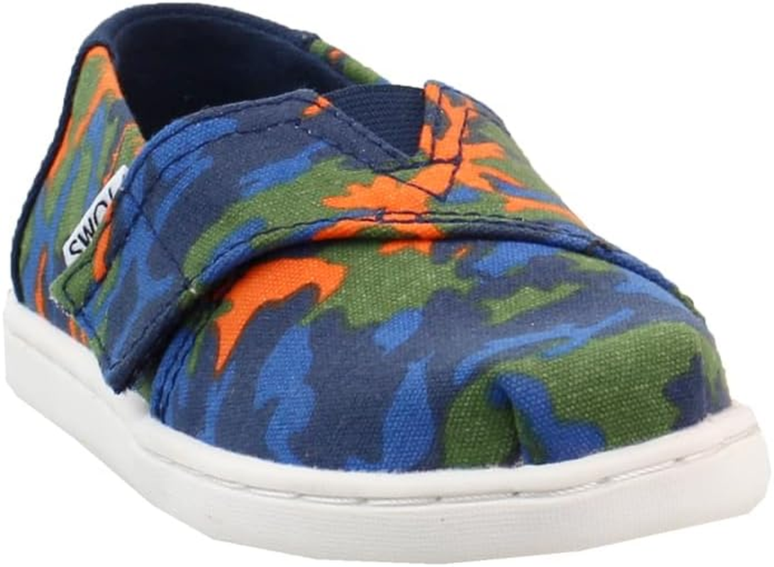 TOMS Kids Baby Boy'S Alpargata (Infant/Toddler/Little Kid) Navy Multi Camo 2 Infant image number 2
