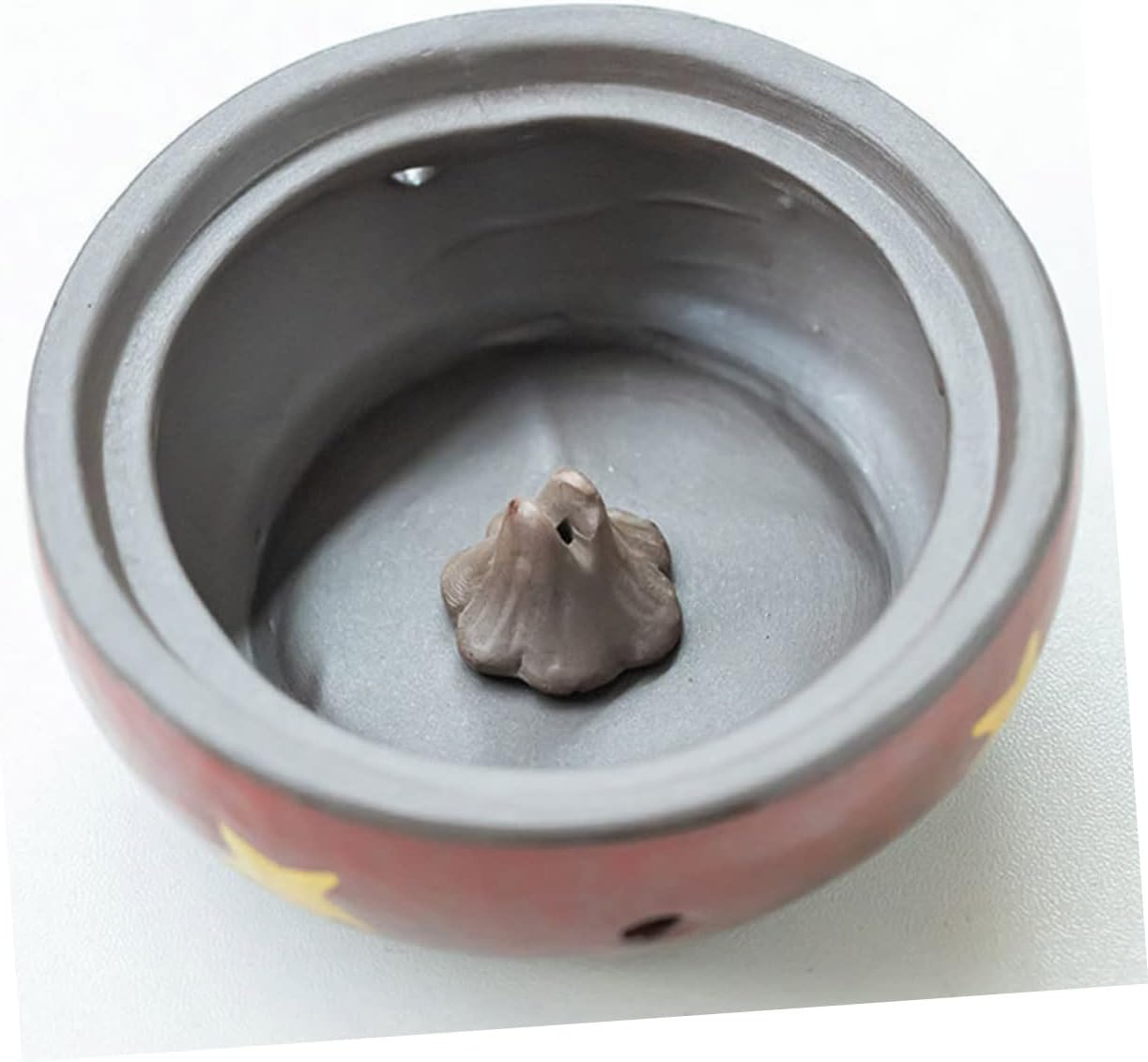 Yardwe Santa Claus Incense Burner Ceramic Decorative Censer for Christmas Home Aromatherapy for Indoor Xmas Decorations image number 5