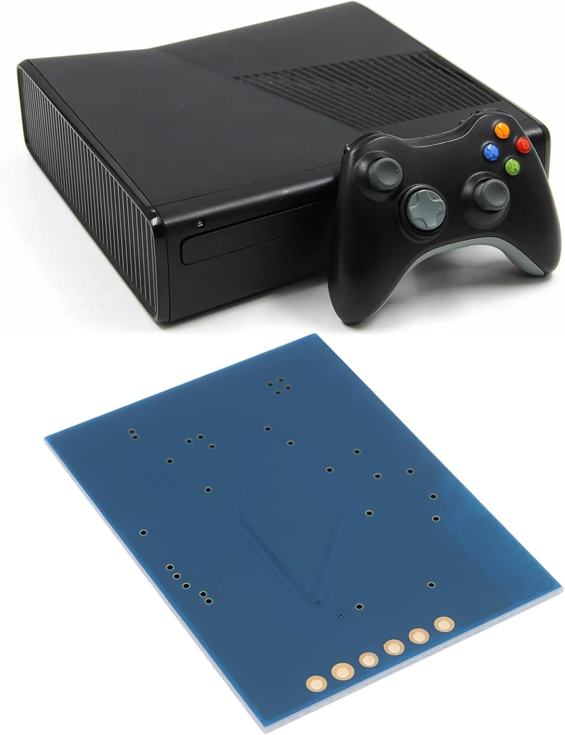 Ecsing Game Pulse Chip Circuit Board V1 Compatible with XBOX360 Blue image number 3