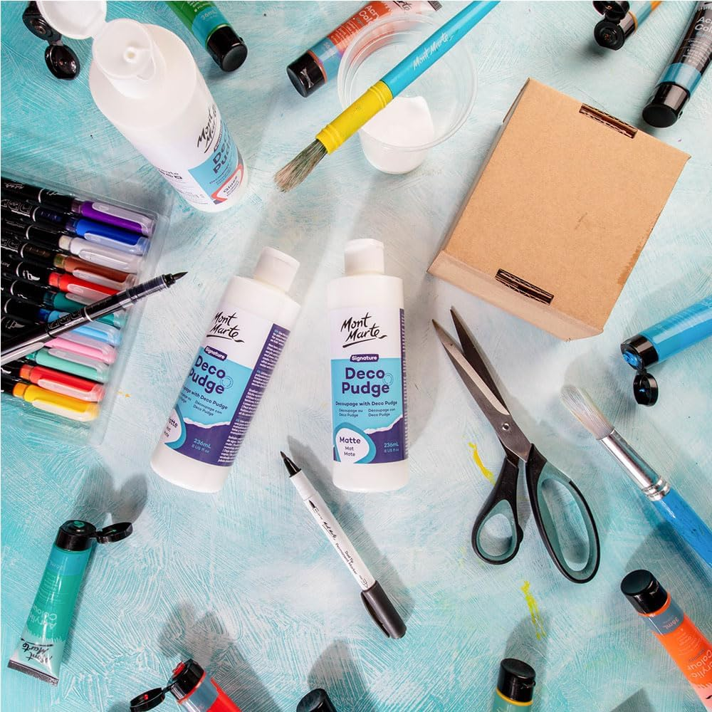 Mont Marte Signature Matte Deco Pudge Craft Varnish 236 Ml image number 6