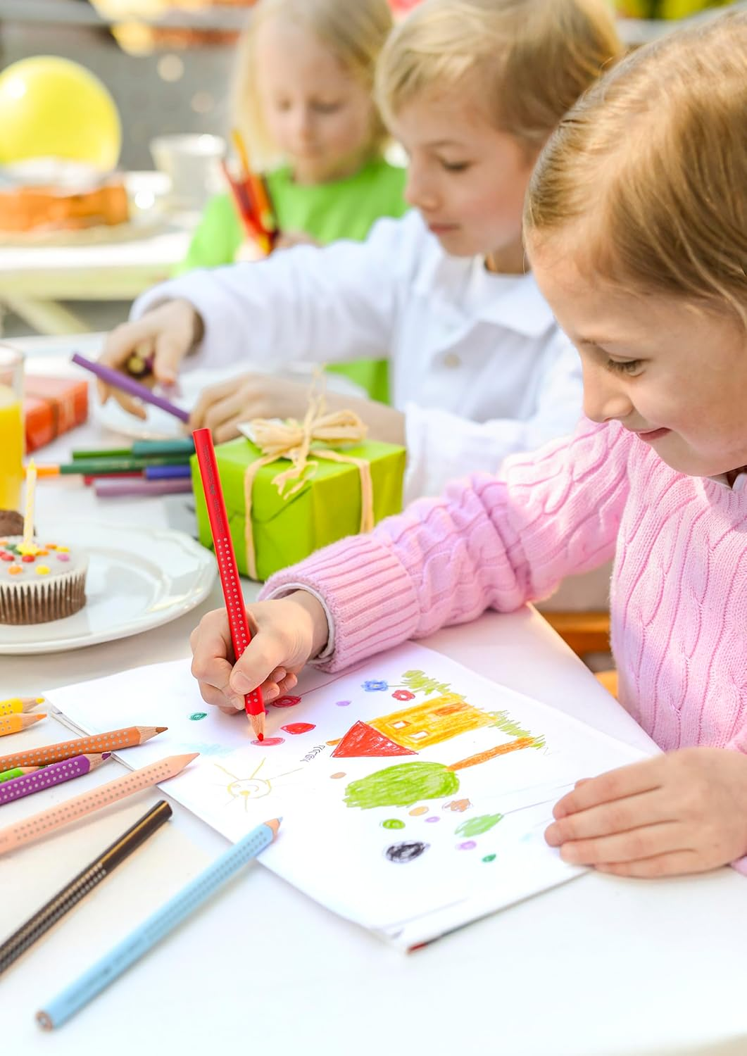 Faber-Castell 110912 Jumbo Grip Coloured Pencil (Pack of 12) image number 1