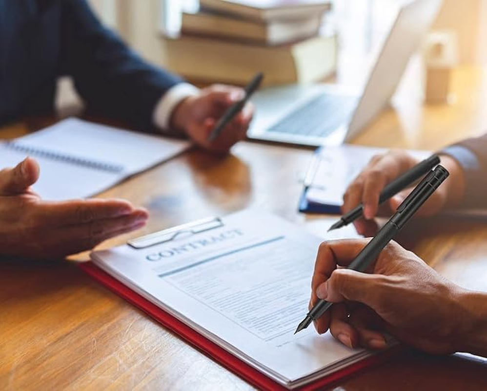 HEYYOUFLY Black Forest Fountain Pen Fine Nib, Exxtra Fine Nib, Fude Pen Bent Nib image number 3