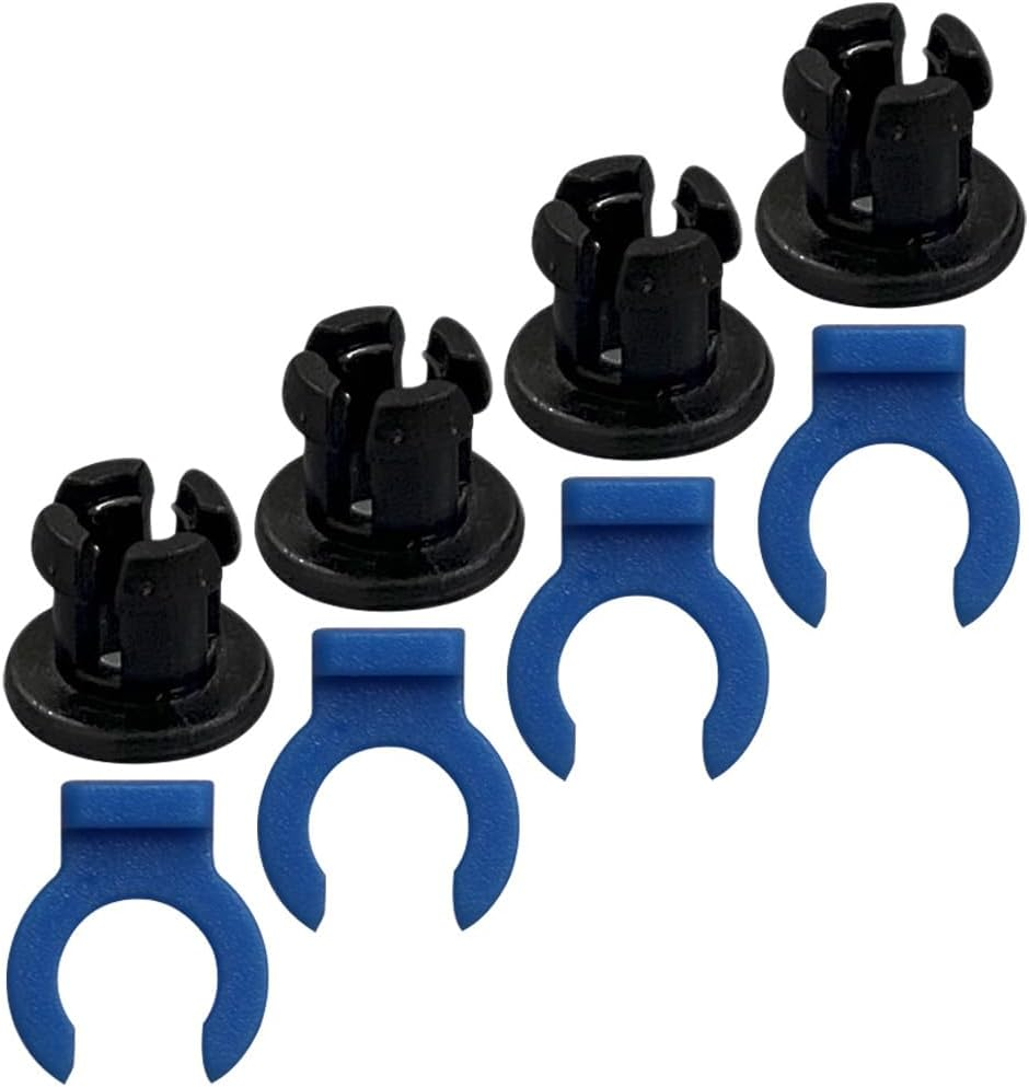 Baluue Hotend Extruder Collet Clip for 3D Printer Bowden Tube Clamp 3-Pack Precision Plastic Locking Clip Ensuring Stable Filament Feeding and Easy Installation image number 6