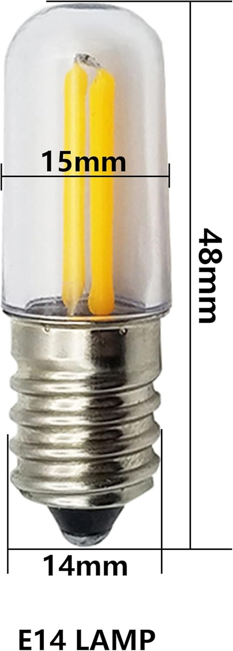 Gutreise 5 V USB to E14 Socket, 2 X E14 LED Bulbs, 5 V-6 V Lamps for Table Lamp, Ceiling, Christmas Star, Home Decoration image number 1