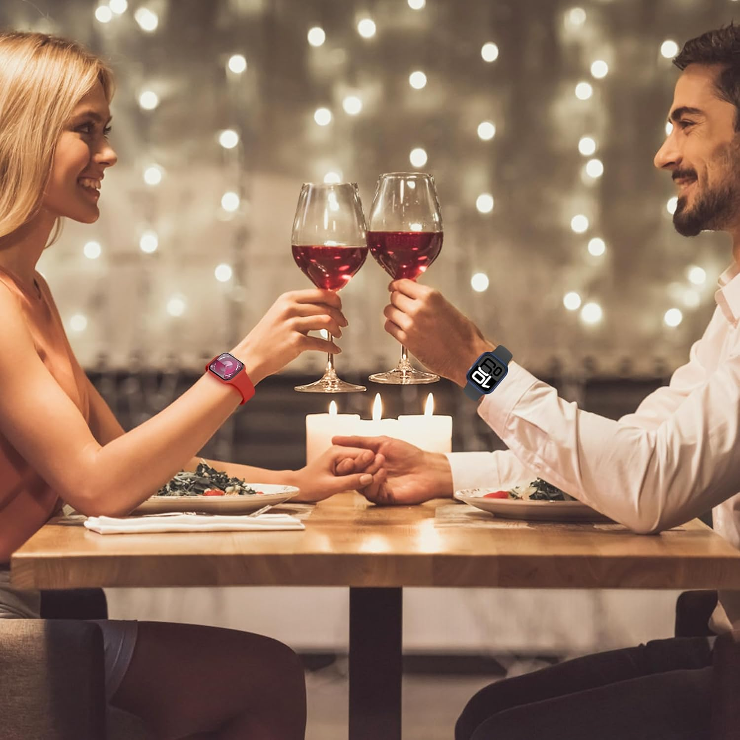 Tiorecime 8 Pack Case for Apple Watch Series SE 3/SE 2/SE/6/5/4 40Mm with Tempered Glass Screen Protector, Hard PC Bumper, Scratch Resistant Protective Cover Compatible with Iwatch SE 3/SE 2/SE/6/5/4 image number 1