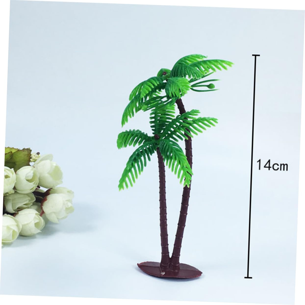 16Pcs Model Coconut Trees Accessory Cake Decoraiton for Birthday Party Cake Toppers Set Safe and Easy Use image number 6