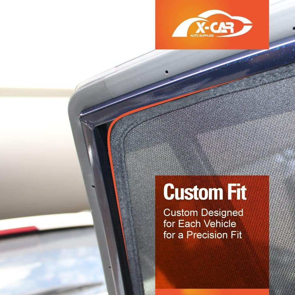 X-CAR Port Rear Window Sun Shade for Mitsubishi ASX 2010-2025 Magnetic Car Sun Blind Mesh image number 1