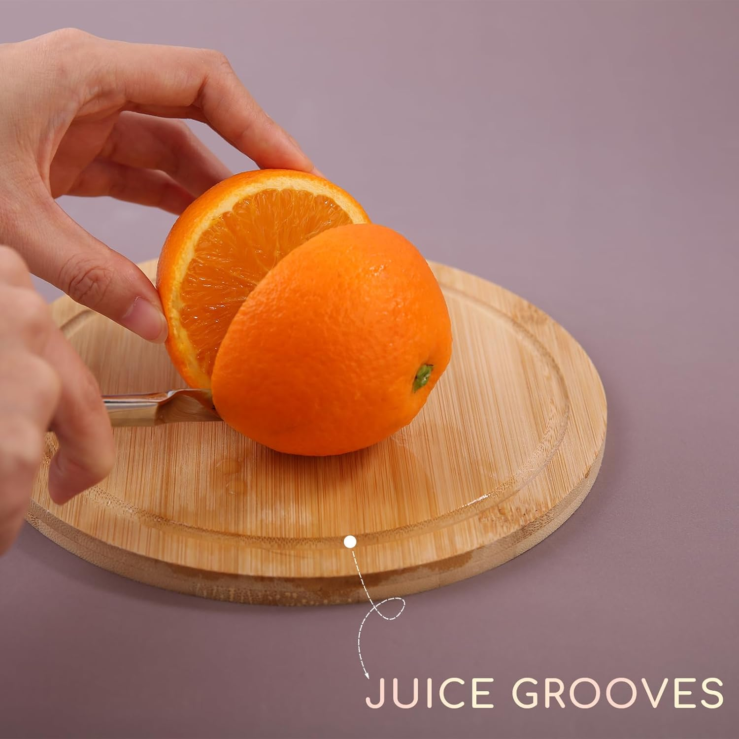 Donxote Small Cutting Board Set of 2 - Butcher Block with Juice Groove for Fruits and Vegetables, Mini Bamboo Wood Chopping Board for Kitchen Gadgets