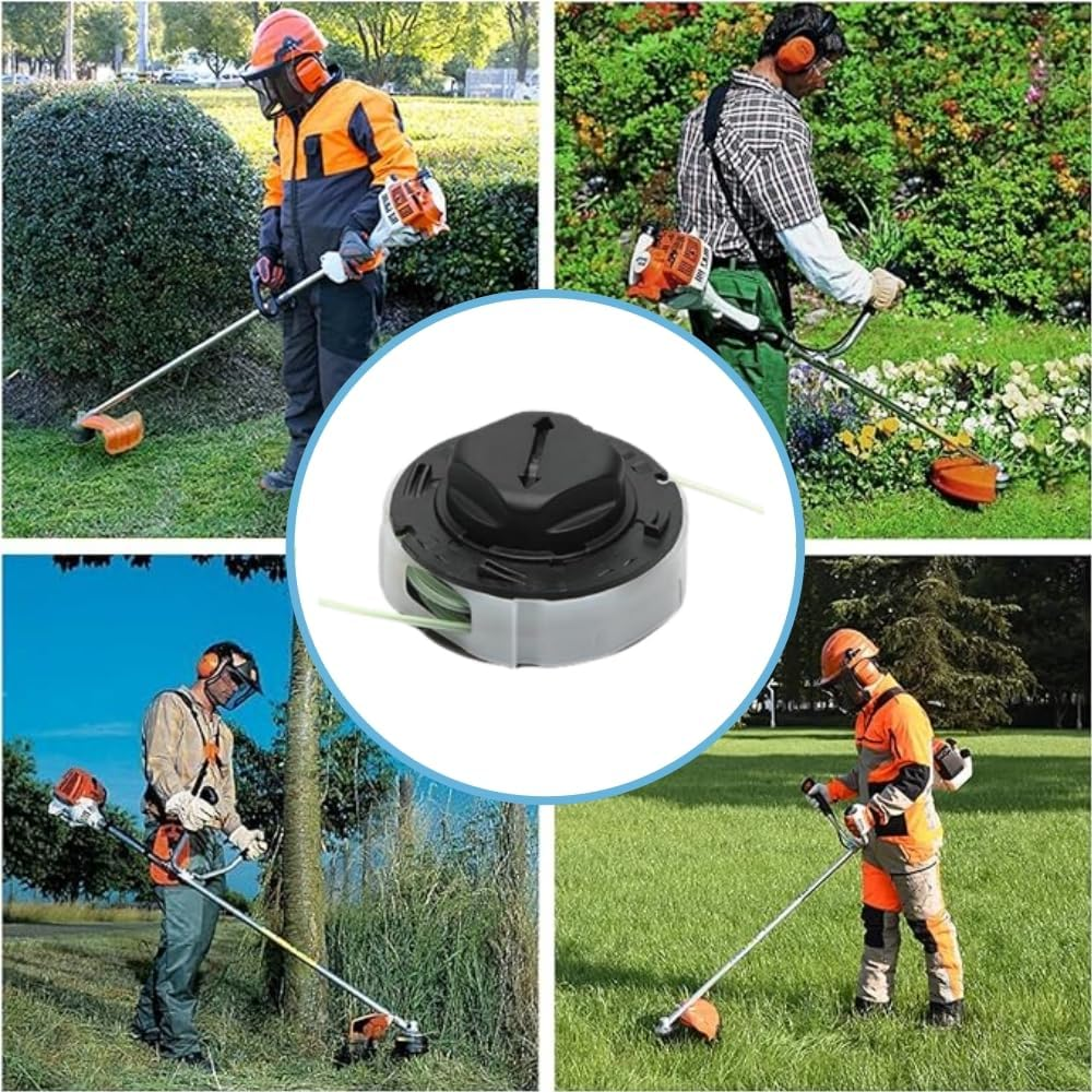 3-Pack Replacement Spool for Stihl Autocut C3-2,Trimmer Head Fits FSA 57 Weed Eater Trimmer Spool Replaces 4009 710 4305,Trimming and Mowing Head image number 1