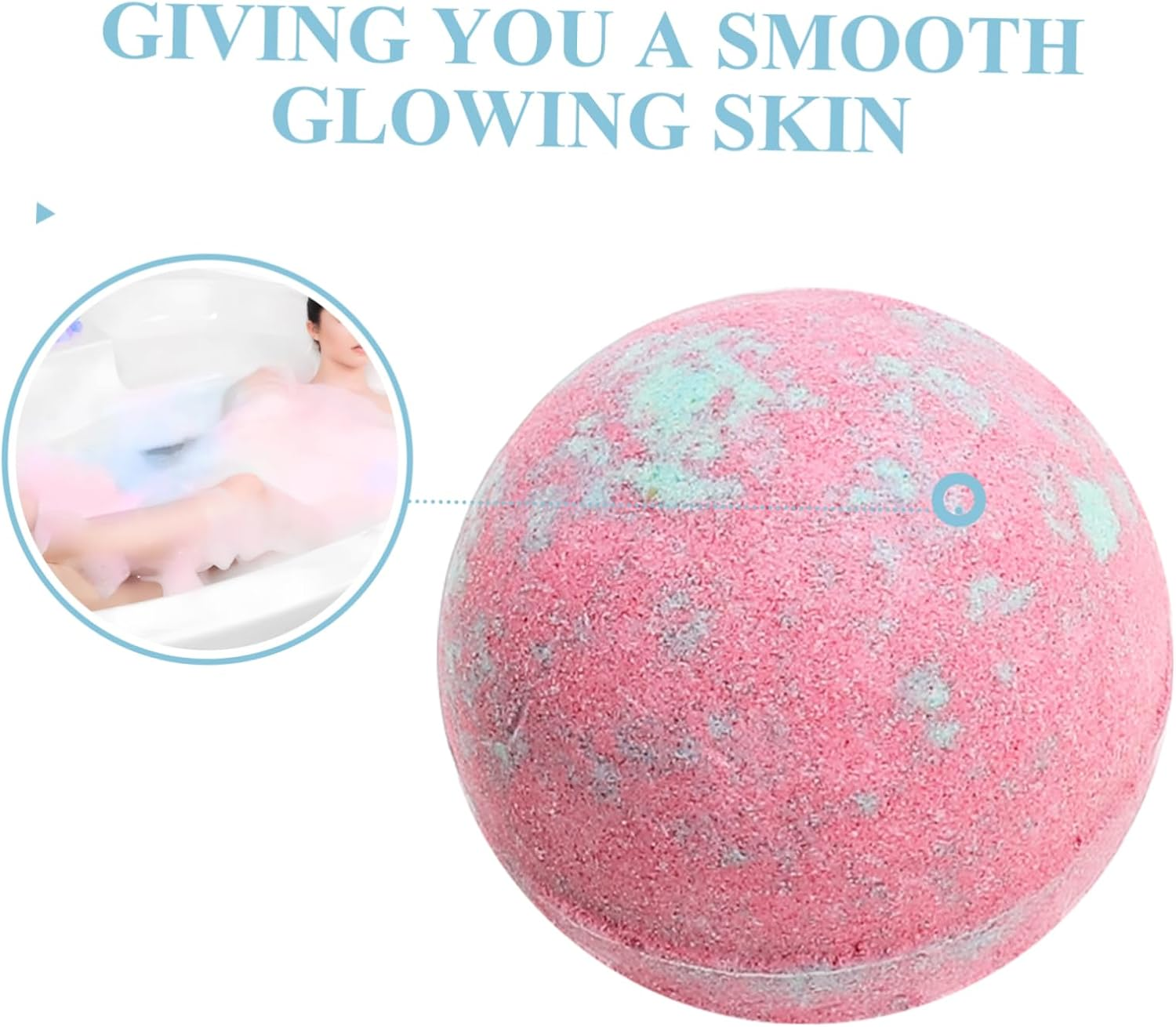 WOONEKY 12Pcs Colorful Spa Bath Salt for Relaxing Soaks Moisturizing Skin for Home and Travel Use for Mother Day