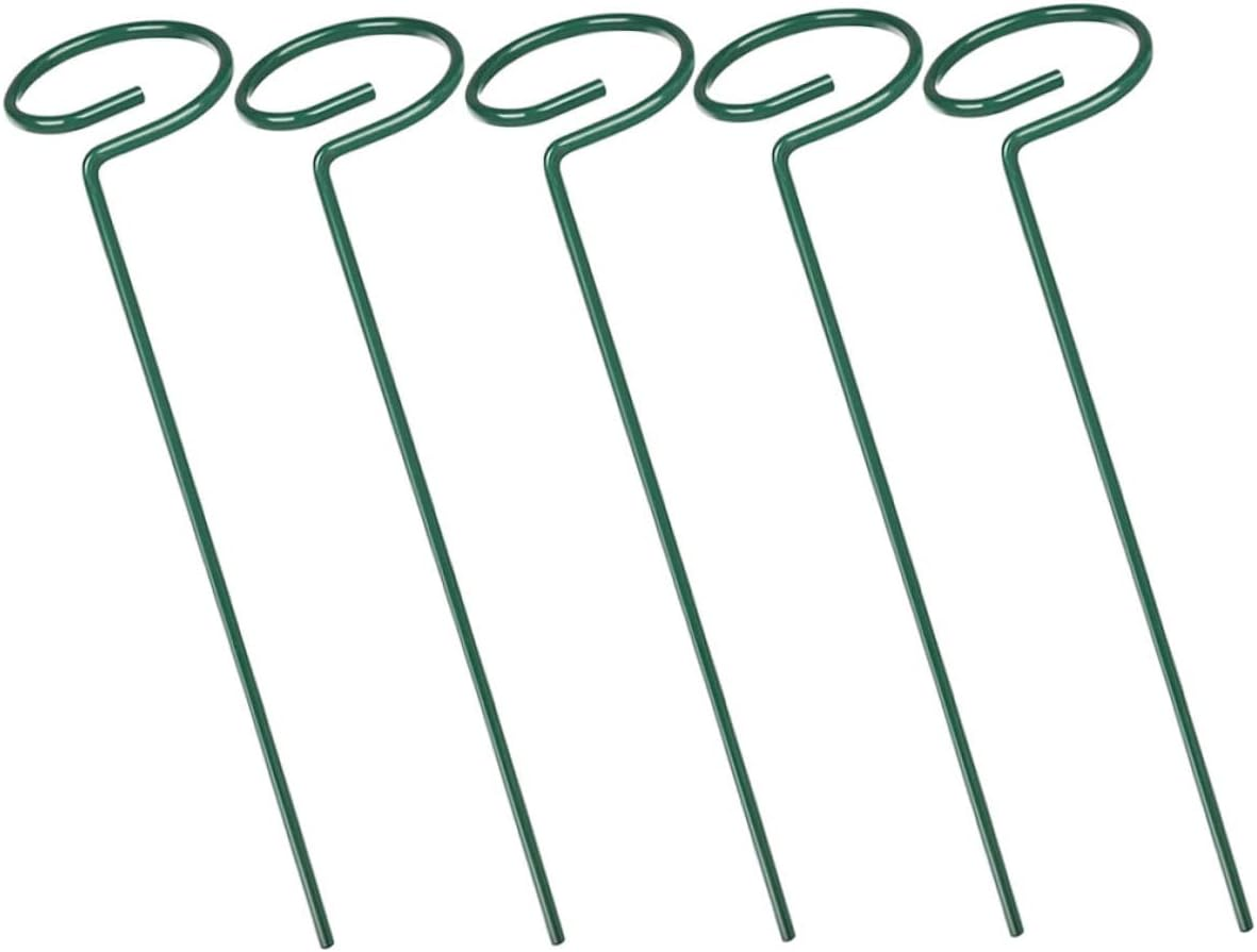 Parliky 2Sets Gardening Plant Stakes Flower Supports Stakes for Climbing Vines 5Pcs*2 image number 3