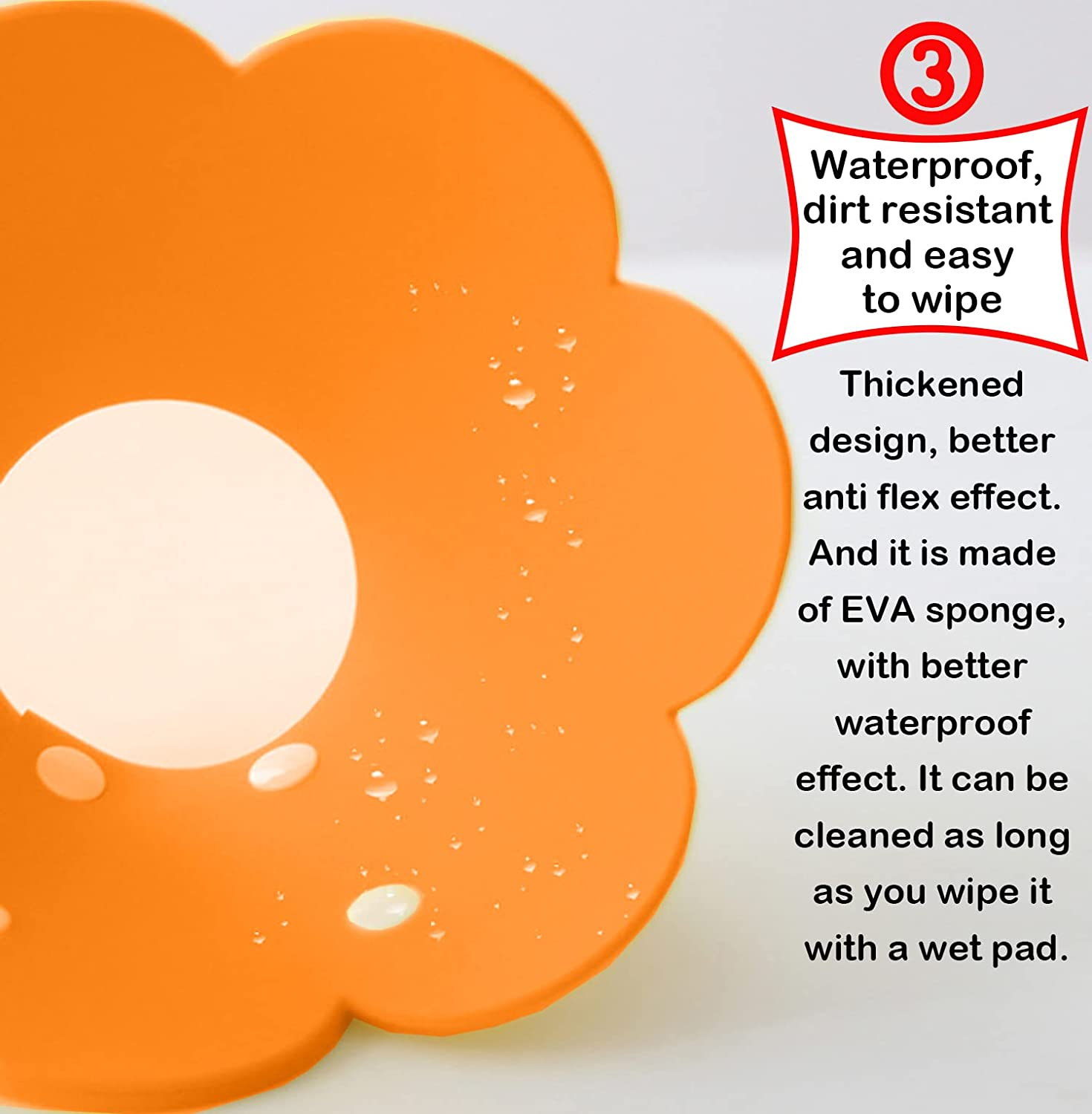 Adjustable Cat Recovery Collar, Protective Pet Cone Collar for after Surgery Soft Collar Wound Healing Protective Cone, Elizabethan Collars for Prevent from Licking Wounds, Not Block(S) image number 6