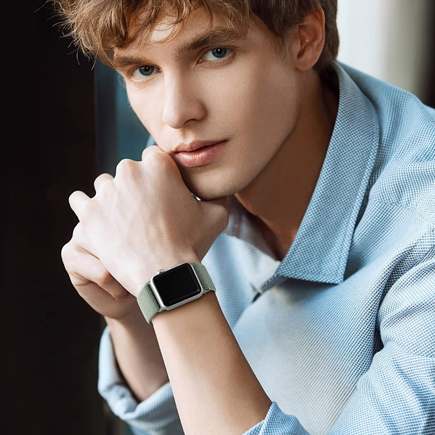 Witzon Stretchy Nylon Bands Compatible with Apple Watch Band 38Mm 40Mm 41Mm 42Mm for Women Men, Adjustable Breathable Elastic Sport Strap Solo Loop for Apple Watch SE Iwatch Series 11 10 9 8 7 6 5 4 3 image number 6