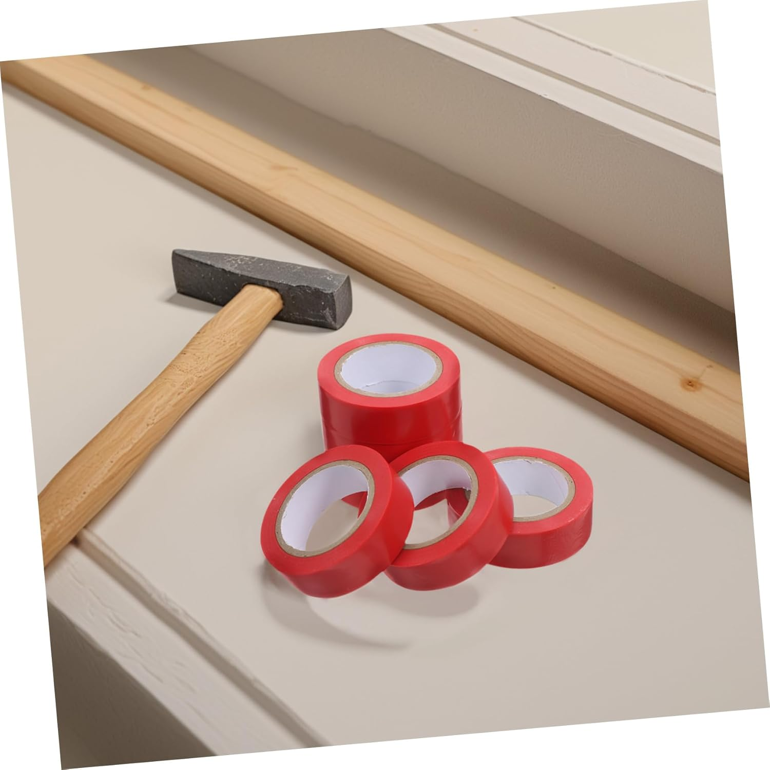 GANAZONO 6Rolls Electrical Insulation Tape Wide Harness Tape for Electricians Home Improvement Automotive Flame Retardant image number 5