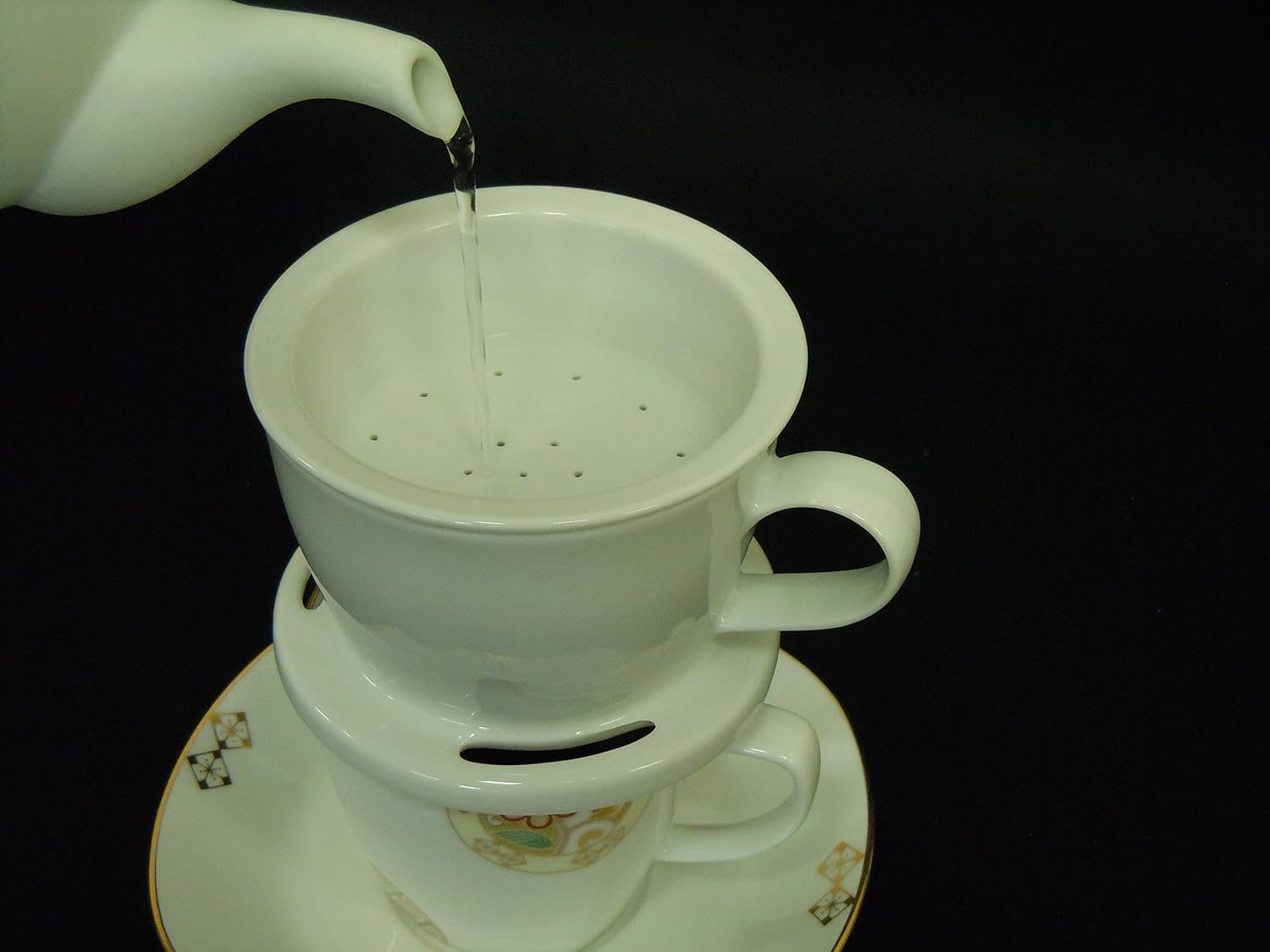 Toyo Ceramics Arita Ware Removable Eco Dripper Red