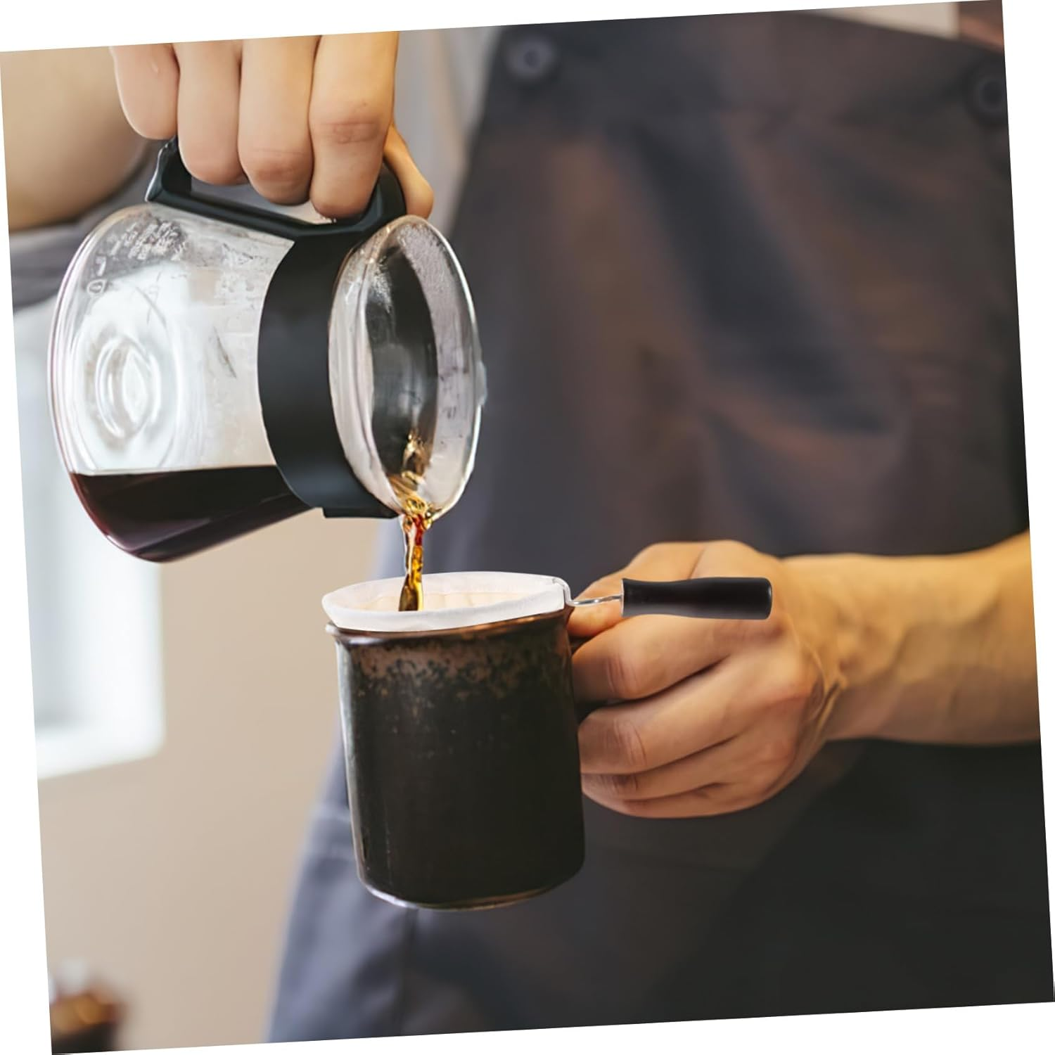 Iplusmile Coffee Filter Bag Reusable Strainer Bags Filter for Tea Strainer and Coffee Use in Kitchen image number 1