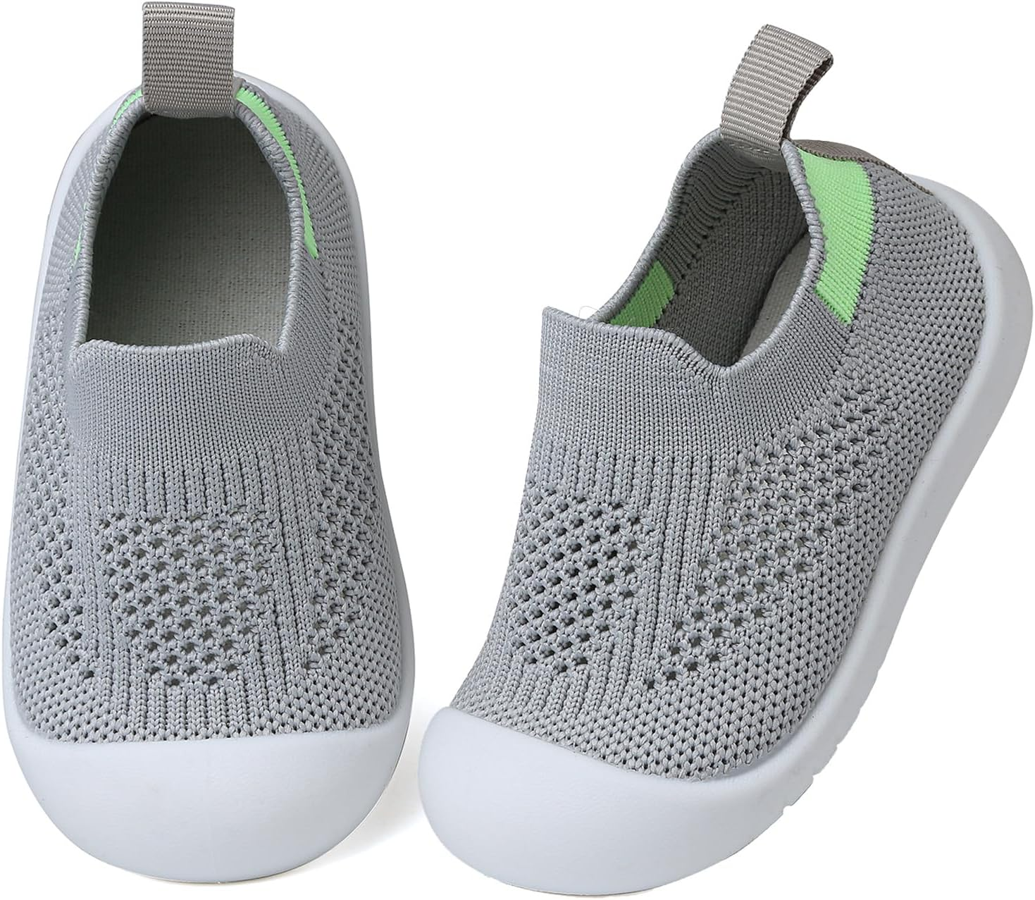 Baby First Walking Shoes Toddler Infant Boys Girls Baby Sneakers Breathable Non-Slip Indoor Floor Baby Sock Slipper with Soft Sole Cotton Mesh