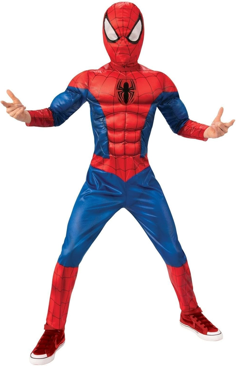 Spider-Man Deluxe Lenticular Costume for Kids & Tweens - Marvel Spider-Man - Small (3-5 Yrs) image number 3