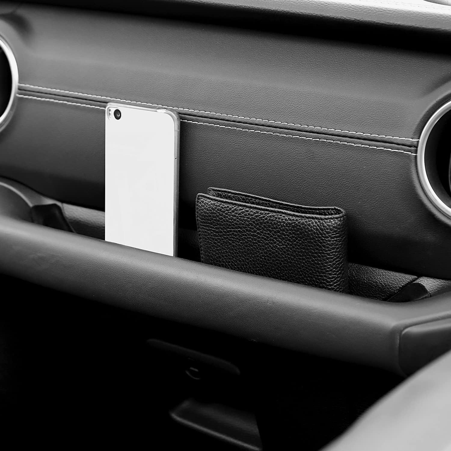 Voodonala for Jeep JL JT Grabtray Passenger Storage Tray Organizer Co-Pilot Grab Handle Box Bin Assistant Handle Compartment for 2018-2023+Jeep Wrangler JL JLU 2/4 Door Gladiator JT Fiber Fluff image number 2