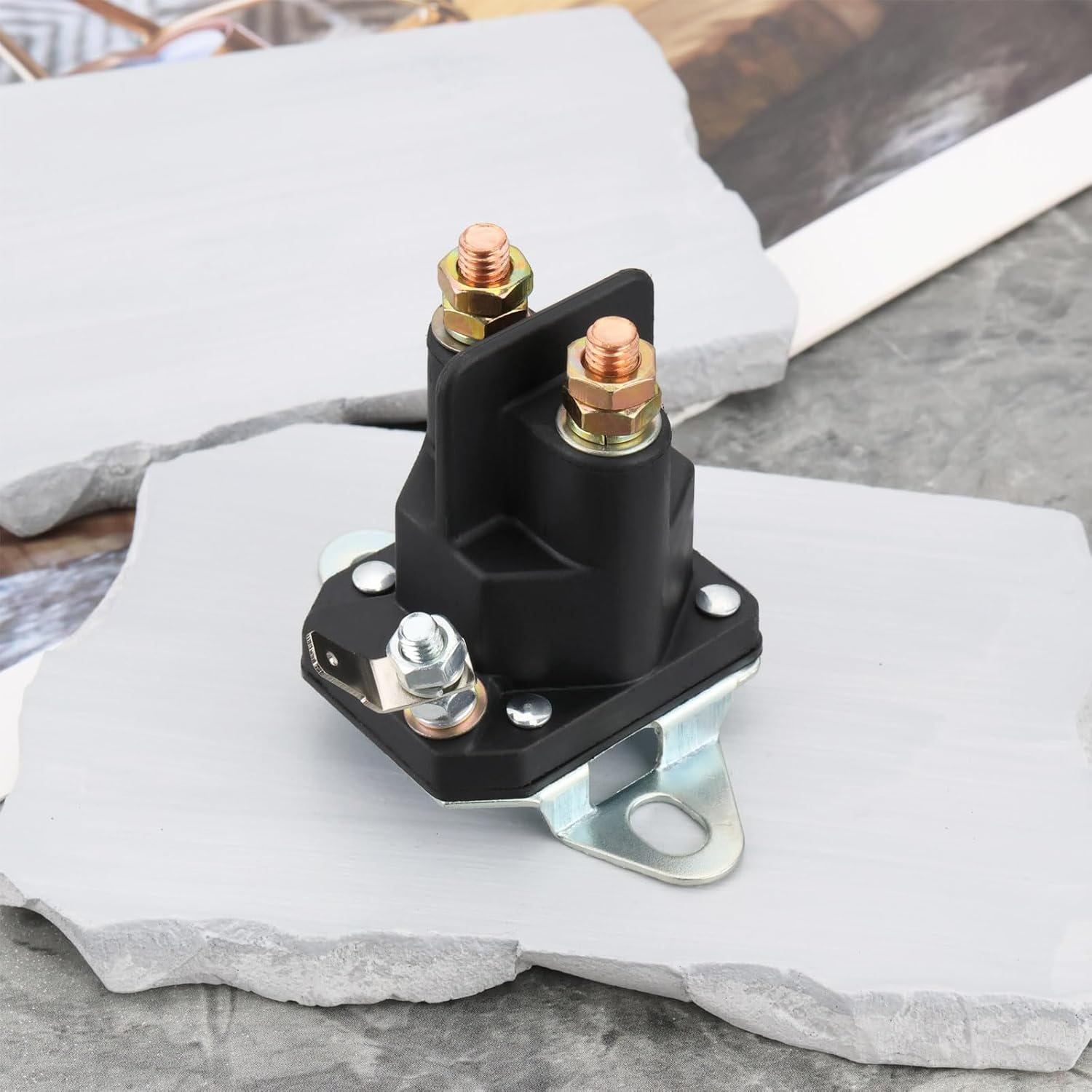 SING F LTD 1PC Lawn Mower Starter Solenoid Compatible with Westwood Compatible with Countax 1530 834-1221-210 12V 3 Pole Solenoid Motor Solenoid image number 6