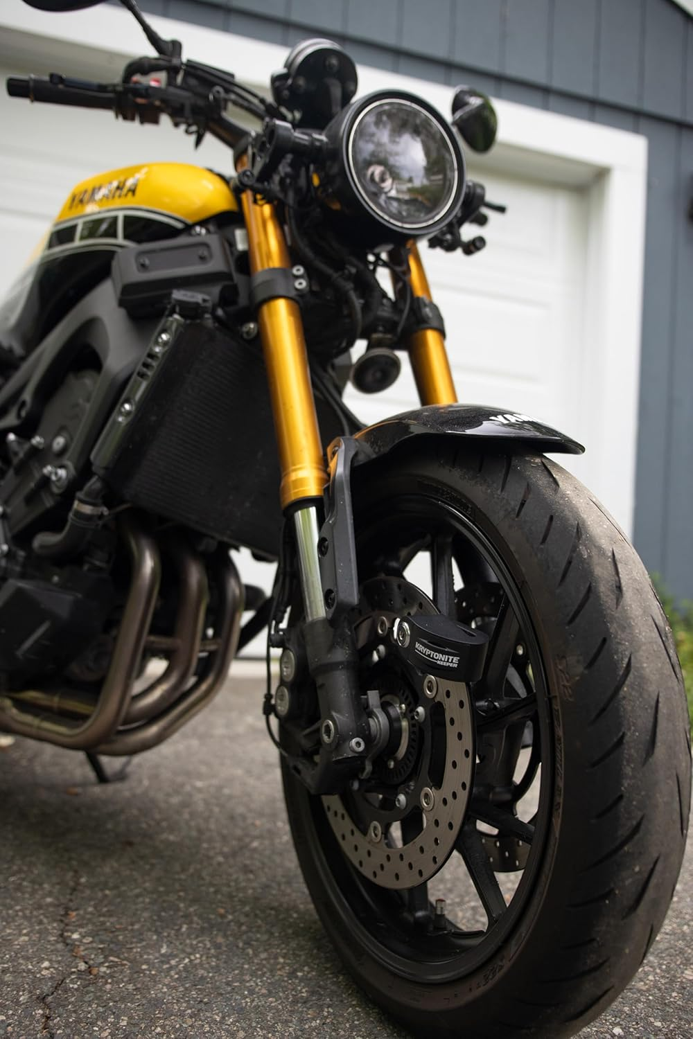 Kryptonite Keeper Alarm Disc Lock, Heavy Duty Anti-Theft Motorcycle Disc Break Lock Waterproof 100Db Alarm, 5.5Mm Pin Powersport Disc Break Lock for Motorbikes Scooters image number 1