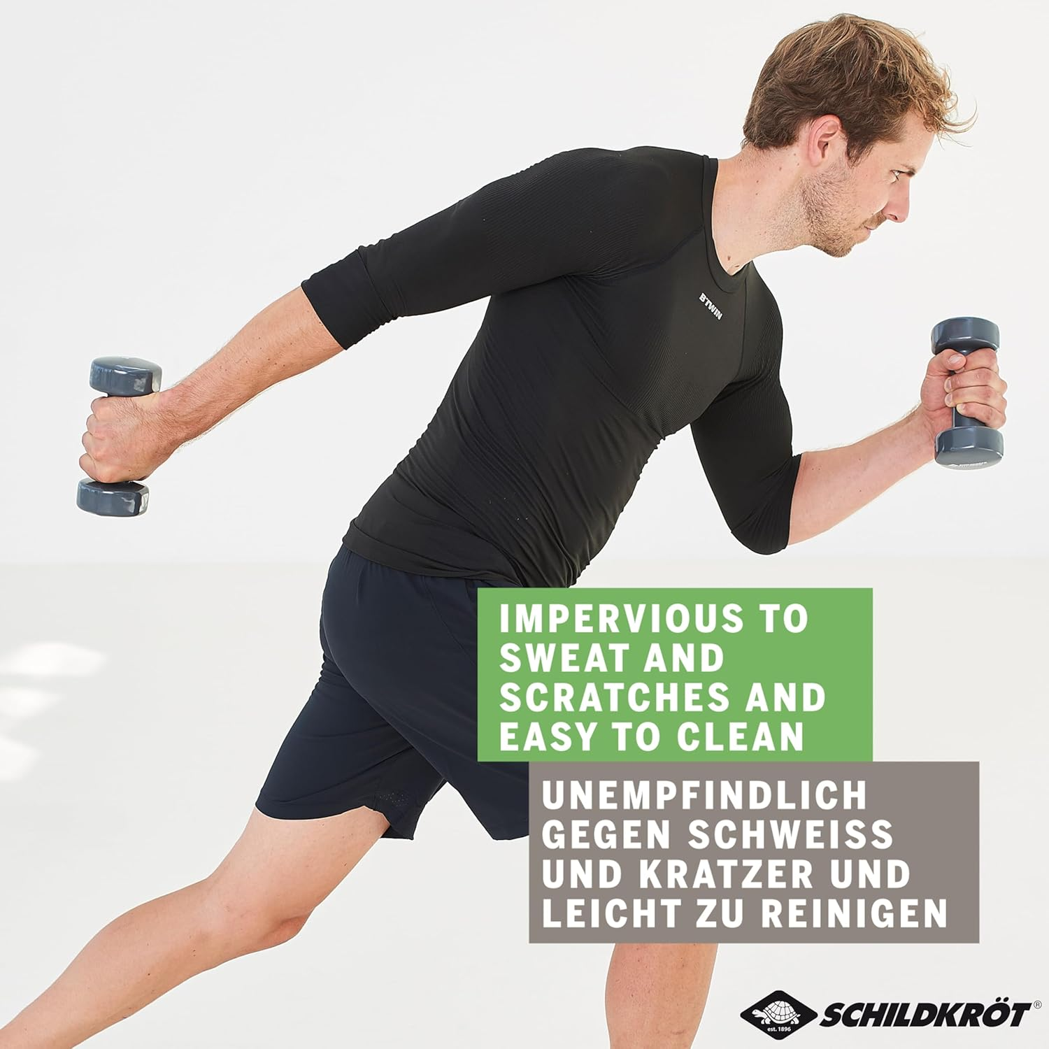 Schildkr&ouml;t Vinyl Dumbbell Sets, Available in Various Weights, 0.5 Kg - 3.0 Kg, Available in 4 Colours Box