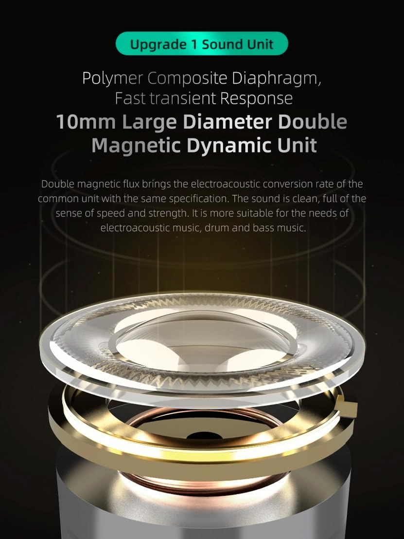 KZ ZST X Earbuds with Microphone Cyan image number 6