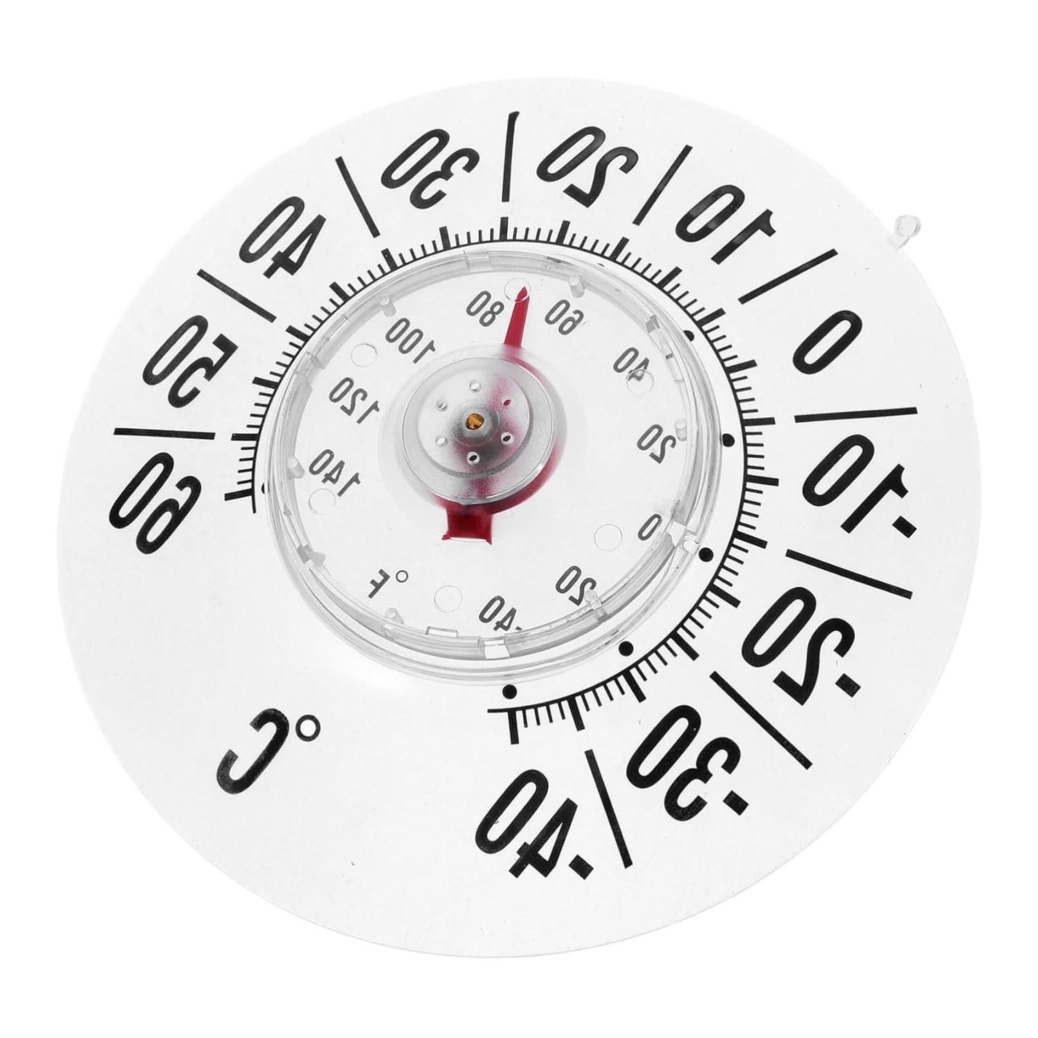 Mipcase Window Thermometer Suction Cup Indoor and Outdoor Temperature Gauge for Nursery and Home, High-Precision Analog Room Thermometer, Large Suction Pad for Easy Attachment image number 3