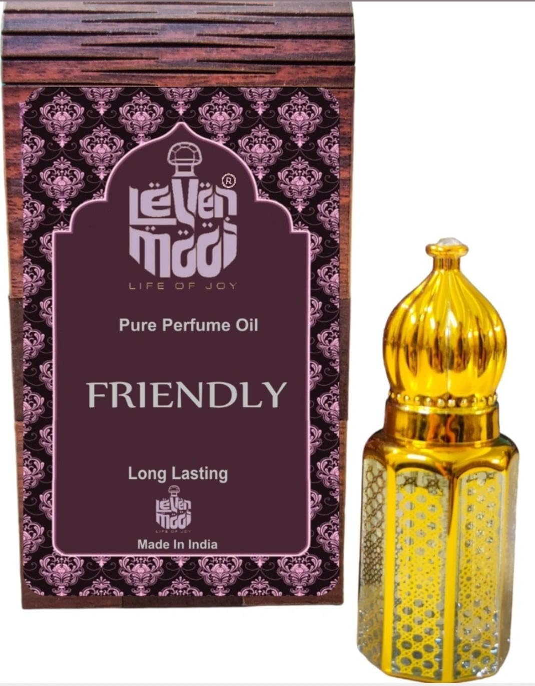 LEVENMOOI FRIENDLY Wooden Attar for Suitable for Daily Uses,Occasions & Parties Long Lasting Fragrance Roll on Perfume Oil Leak Proof Available in Travel Size for Unisex 12Ml image number 4