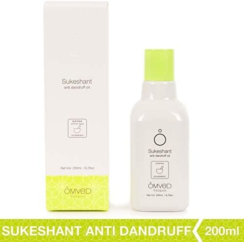 Omved Sukeshant anti Dandruff Vegan Ayurvedic Hair Oil, 200Ml