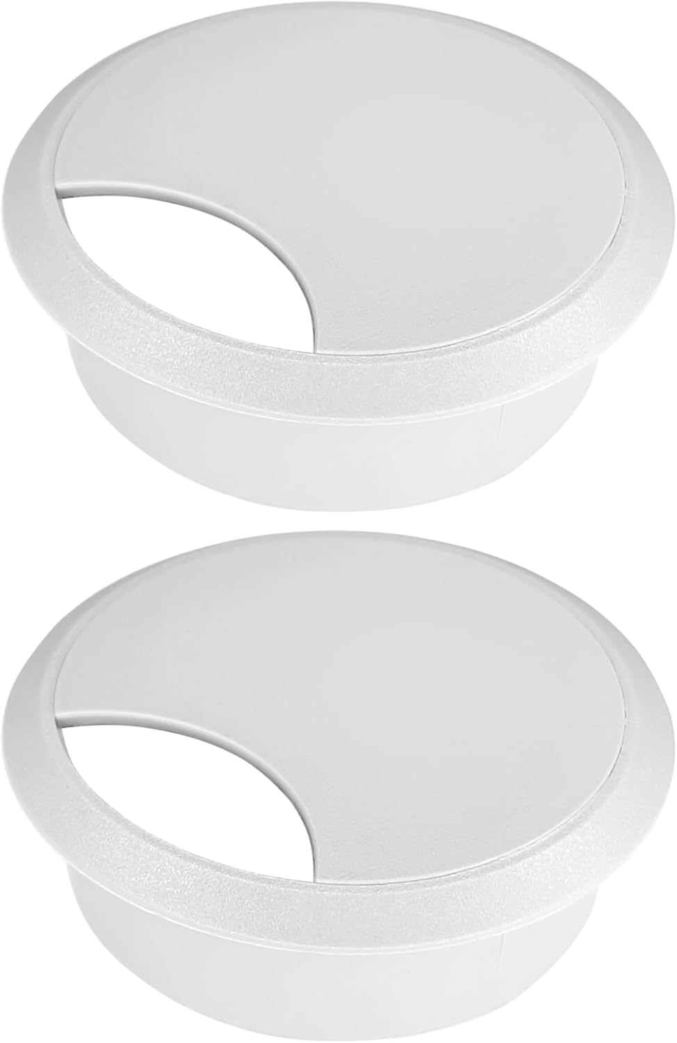 Cyclingcolors 2 X Cable Grommets 70 Mm Furniture Office Cable Guide Cable Outlet Cable Box Plastic (White) image number 4