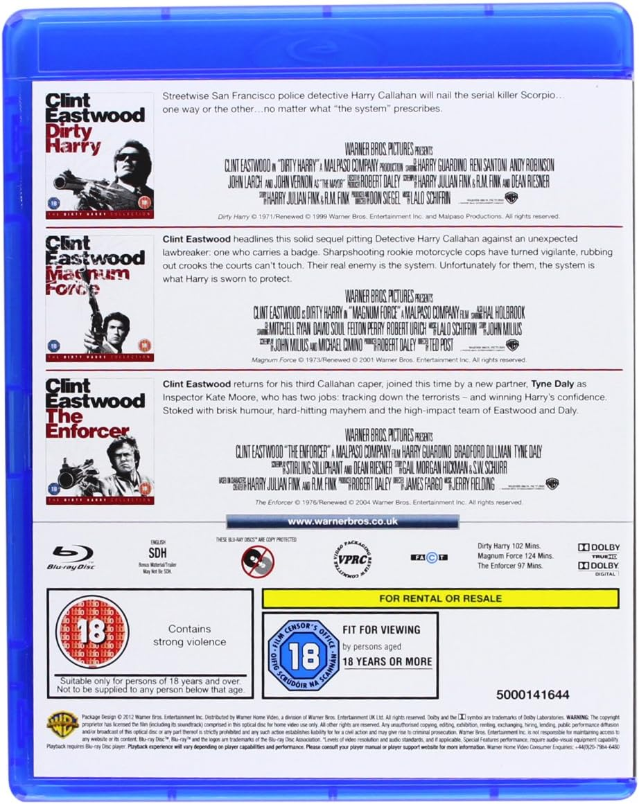 Dirty Harry Collection Box [Blu-Ray] image number 4