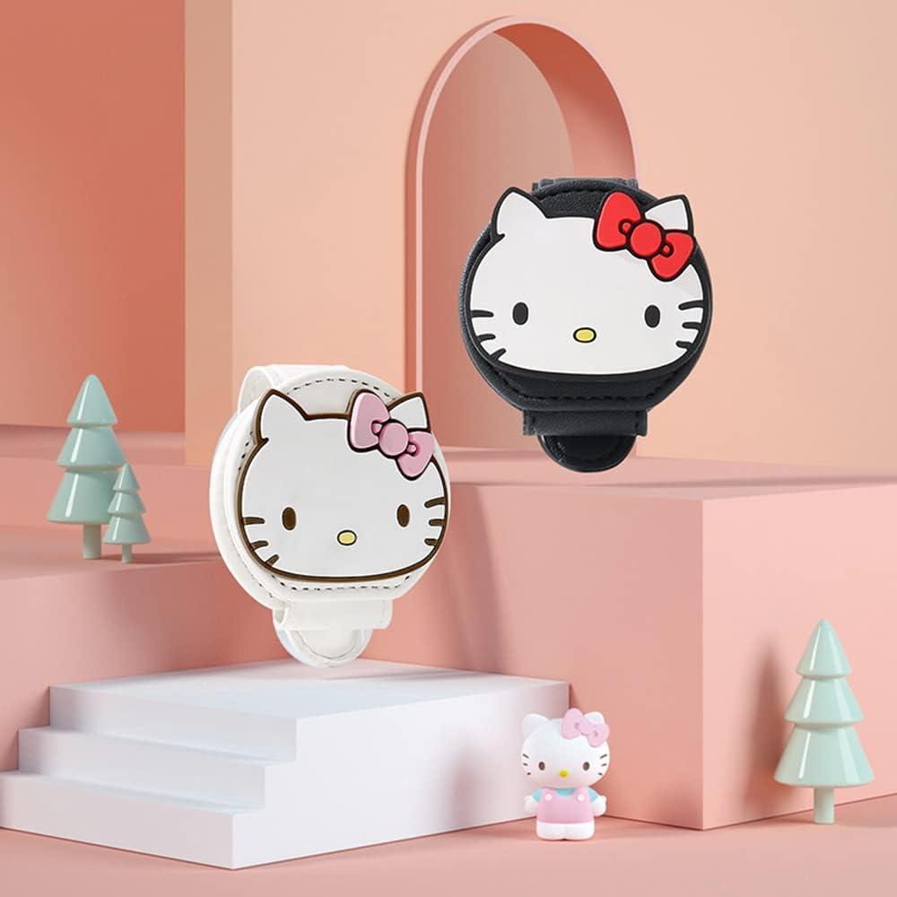 Cute Leather Sunglasses Holder Stand for Car Visor, Magnetic Eyeglass Holder, Sunglass Visor Clip for Car Interior, Car Accessories for Teens(Pink) image number 6