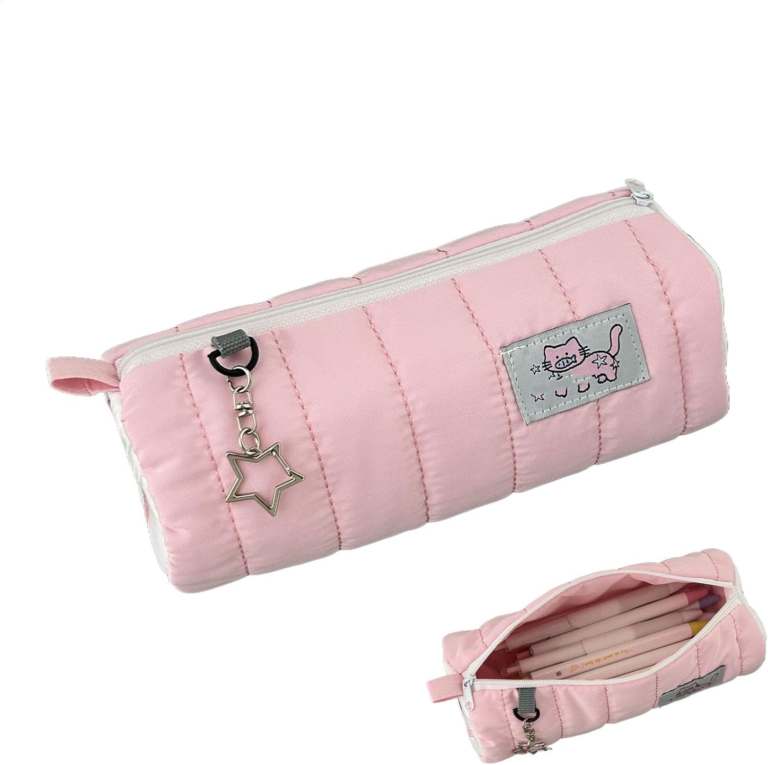 Cute Cartoon Pen Bag | Large Storage Pen Pouch Holder | Portable Sturdy Pencil Bag Pouch Box, Convenient Large Capacity Pencil Pouch for School, Travel