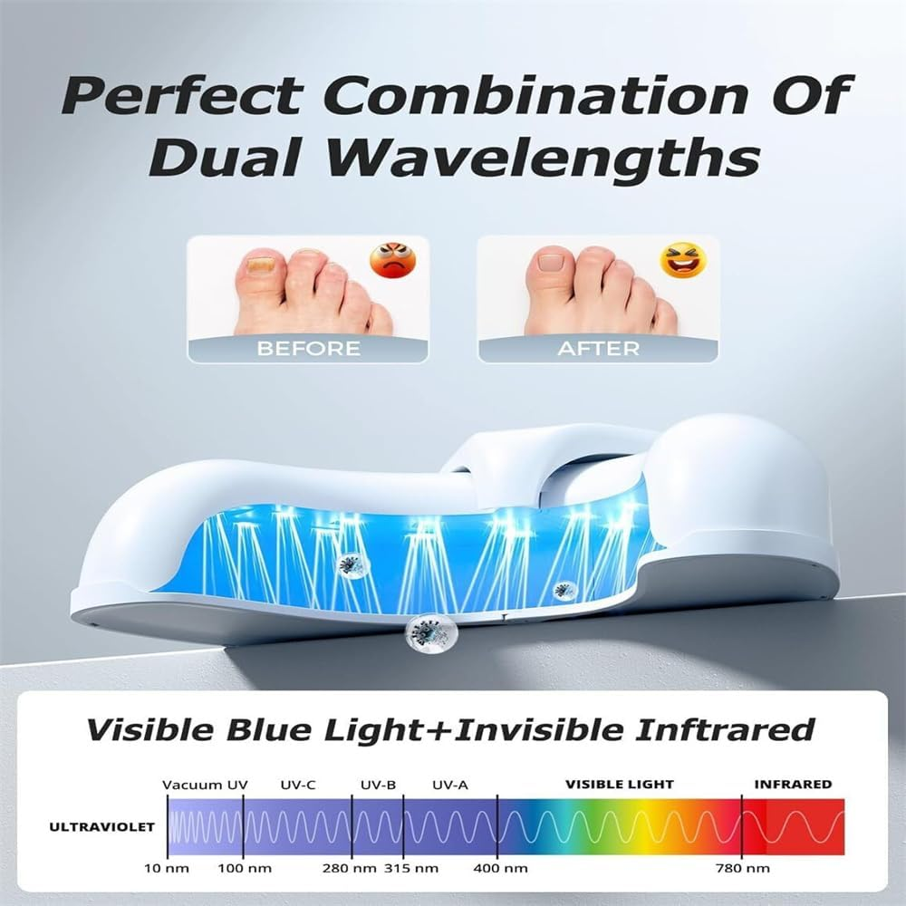 Nail Fungus Cleaning Laser Device Blue Light Nail Therapy for Fingernail Toenail image number 6