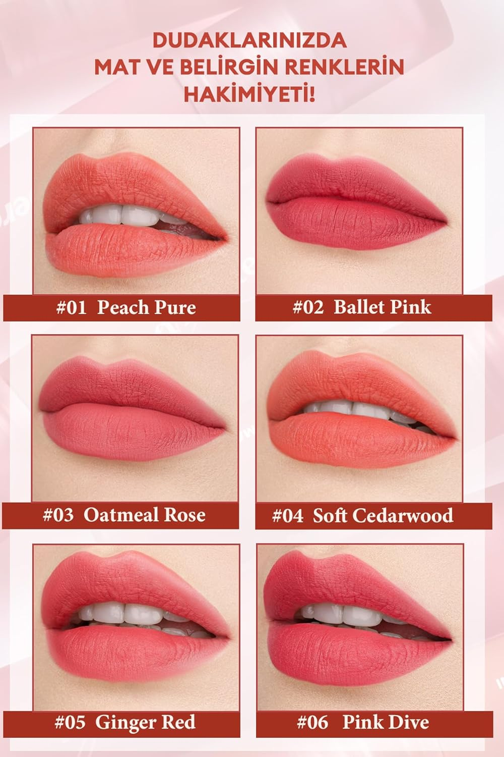 Peripera Ink Mood Matte Tint - Ginger Red image number 5