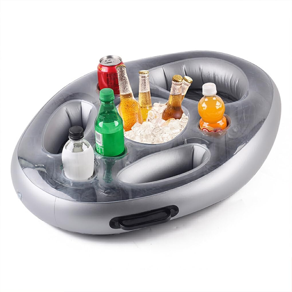 Convenient for Storing Trays Inflatable Pool Drink Float Gaming Home Pool Side Party Summer Sea PVC Skin Friendly Safe image number 5