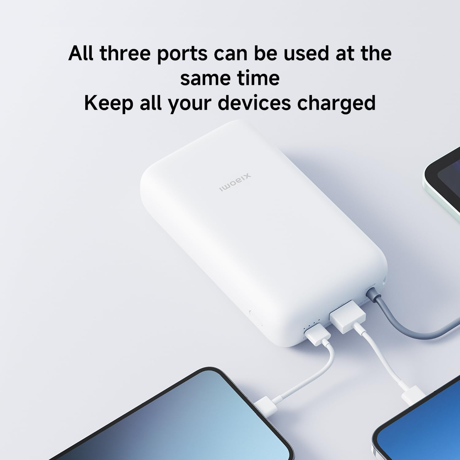 Xiaomi Power Bank 20000Mah (Integrated Cable) Dark Gray image number 4