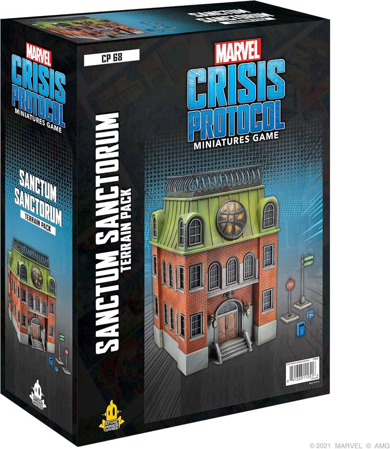 Asmodee North America Marvel Crisis Protocol Crashed Sentinel Terrain Pack Miniatures Game image number 1
