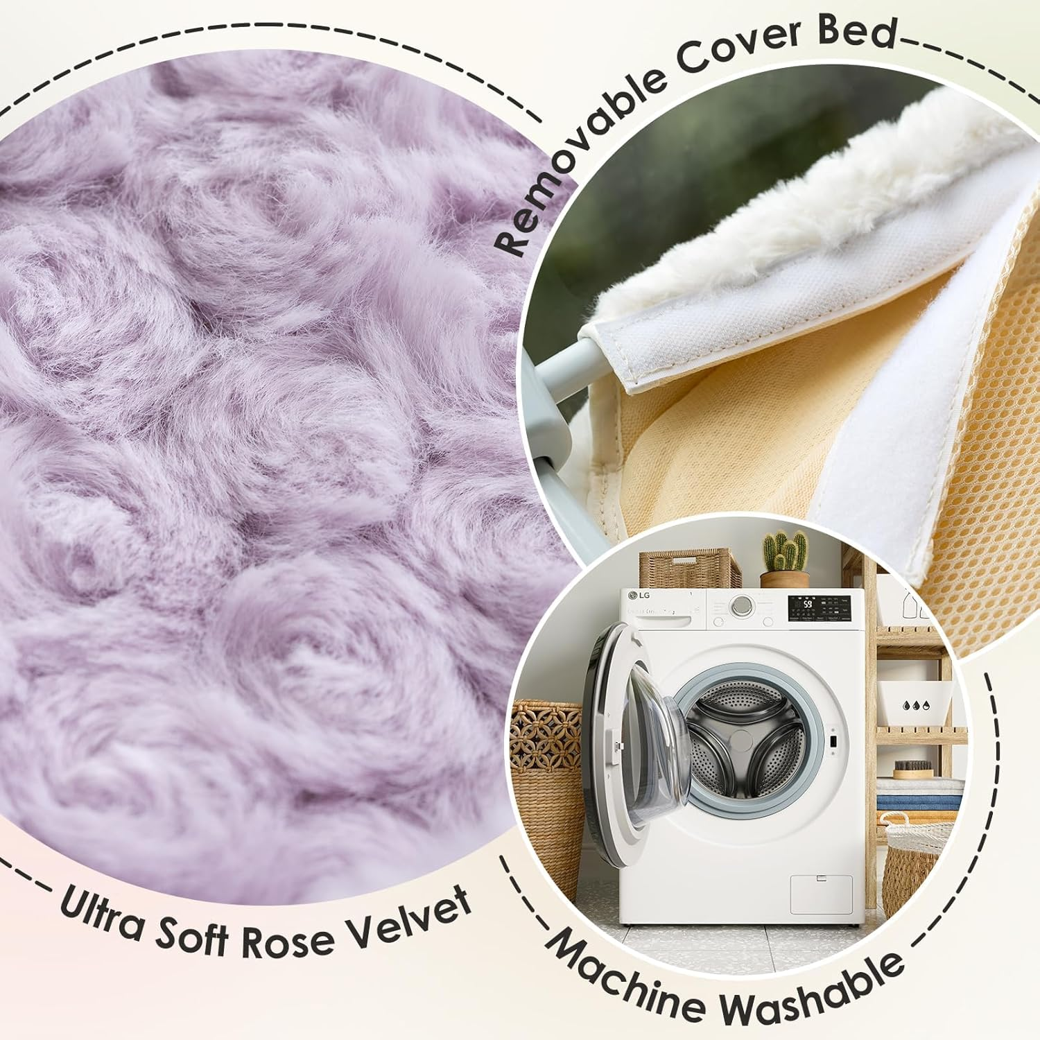 Cat Window Bed & Hammock Perch for Indoor Cats - Foldable Reversible Window Bed, Cat Window Hammock with Upgrade Strong Suction Cups, Sturdy Holds up to 18Kg (Purple, M) image number 1