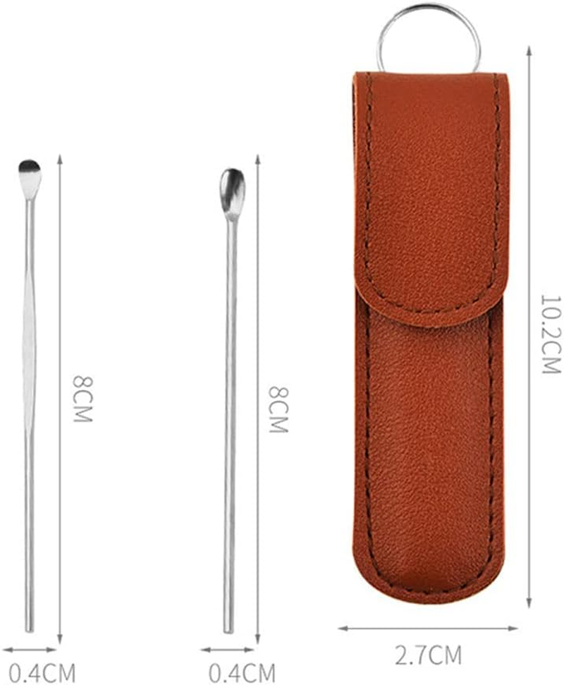 6Pcs Innovative Spring Ear Wax Cleaner Tool Set with Storage Bag for Unisex 2022 image number 5