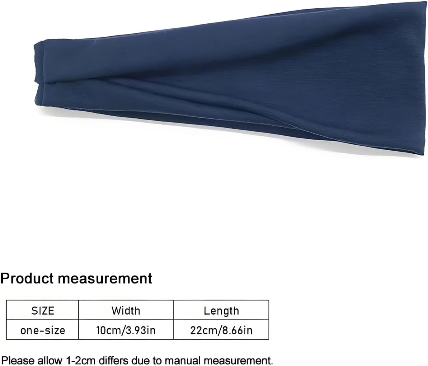 6-Piece Unisex Sports and Fitness Headband - anti Slip Sweat Absorbing Yoga Running Headband, Fashionable Hair Accessory (8.66X3.93 Inches) image number 2