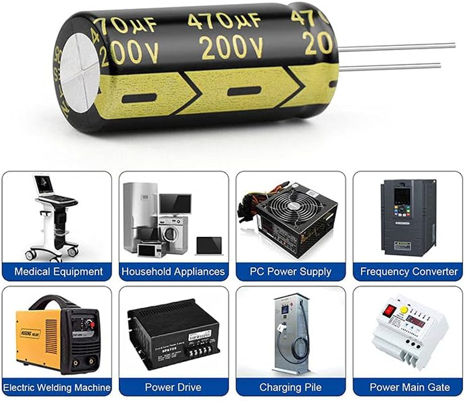 10PCS Aluminum Electrolytic Capacitor High Frequency Low ESR 25V 35V 50V 63V 100V 160V 200V 250V 450V 68UF 4700UF 10000UF,100V470UF 16X25