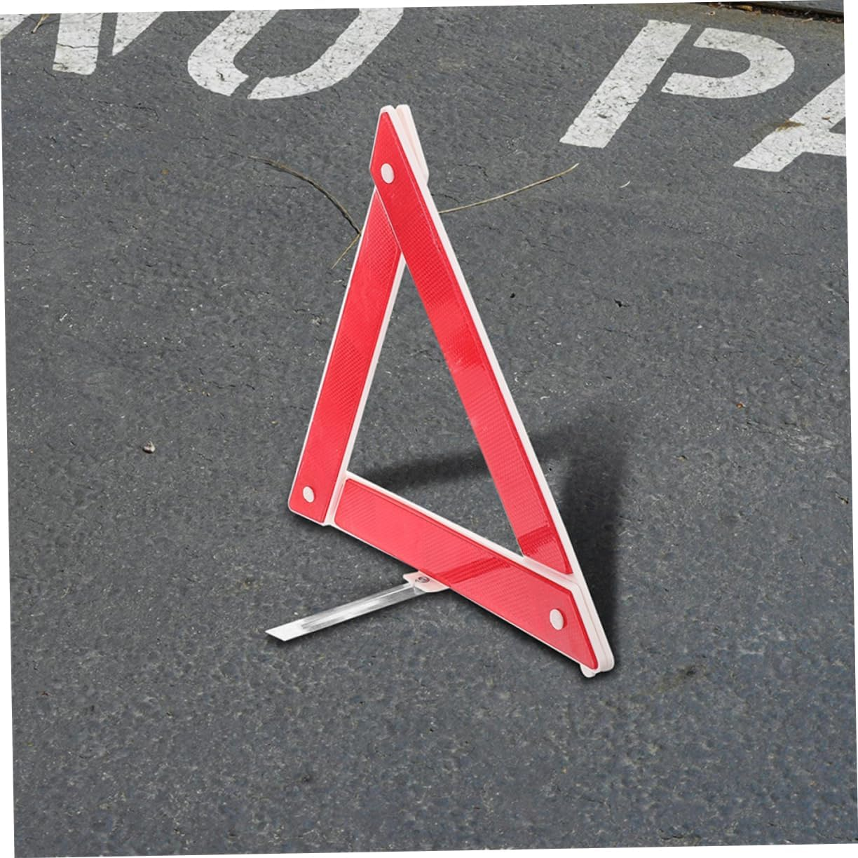 2Pcs Car Warning Triangle Reflective Safety Sign Emergency Roadside Safety Triangle for Cars image number 6