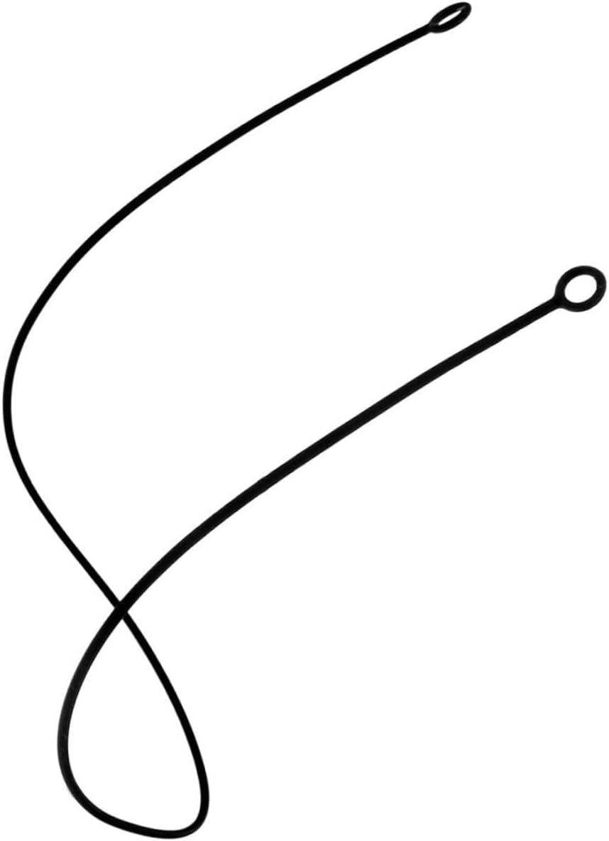 Silicone Ear Plugs Cord Replacement Lanyard for Earphones, Lightweight Detachable Earbud Strap Universal Compatibility, Black, Suitable for Daily Use image number 3