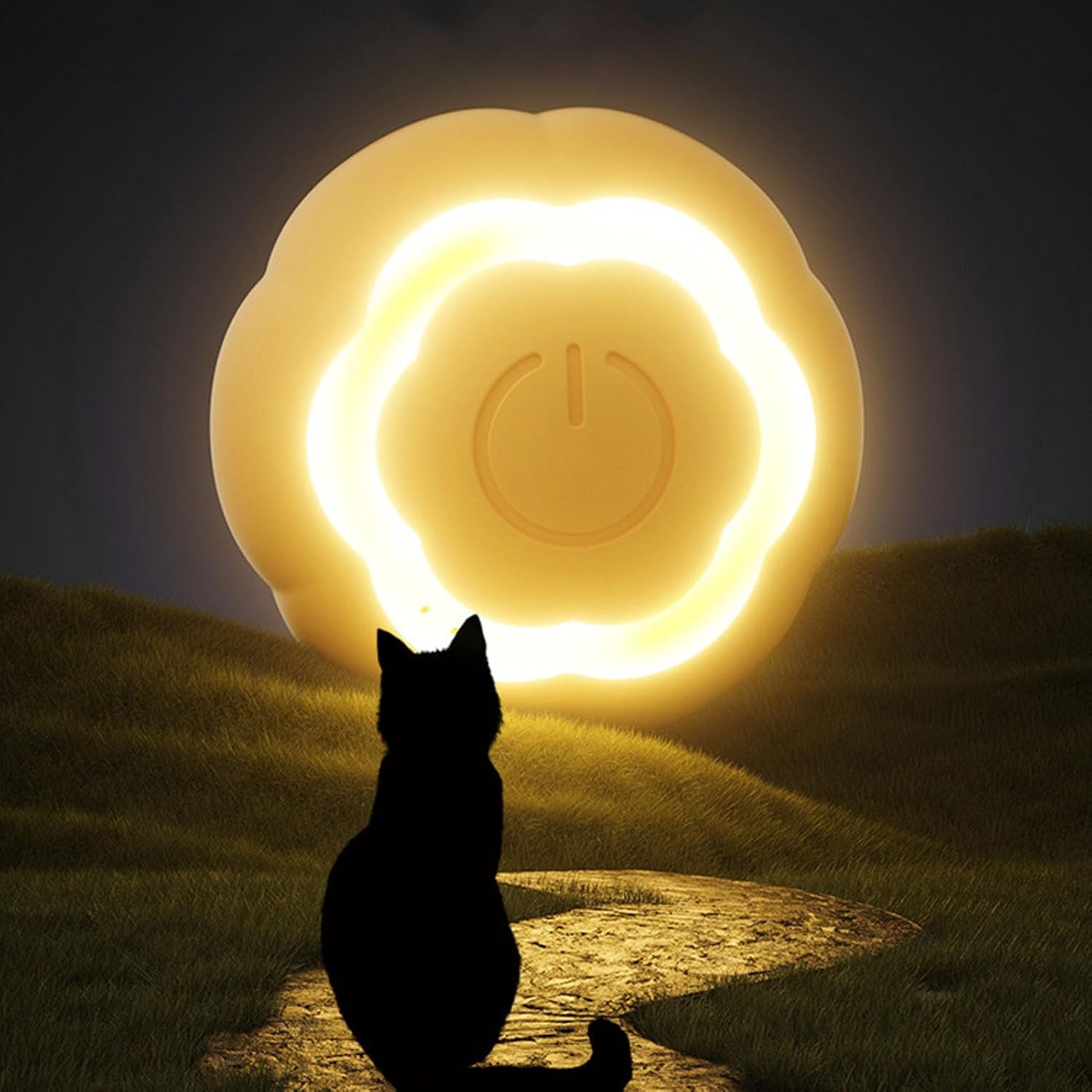 Smart Interactive Cat Ball Toy, Automated Rolling 360 Degree Rotating Moving USB Charging Cat Ball with LED Lights for Cat, Dog, Pet, Stimulate Instinct Chasing Ball (Yellow) image number 5